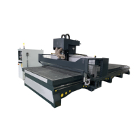 Machine de fraisage CNC 3 axes ATC 2060 haute efficacité avec moteur 9KW, changement d'outil automatique et guide linéaire pour la conception du bois