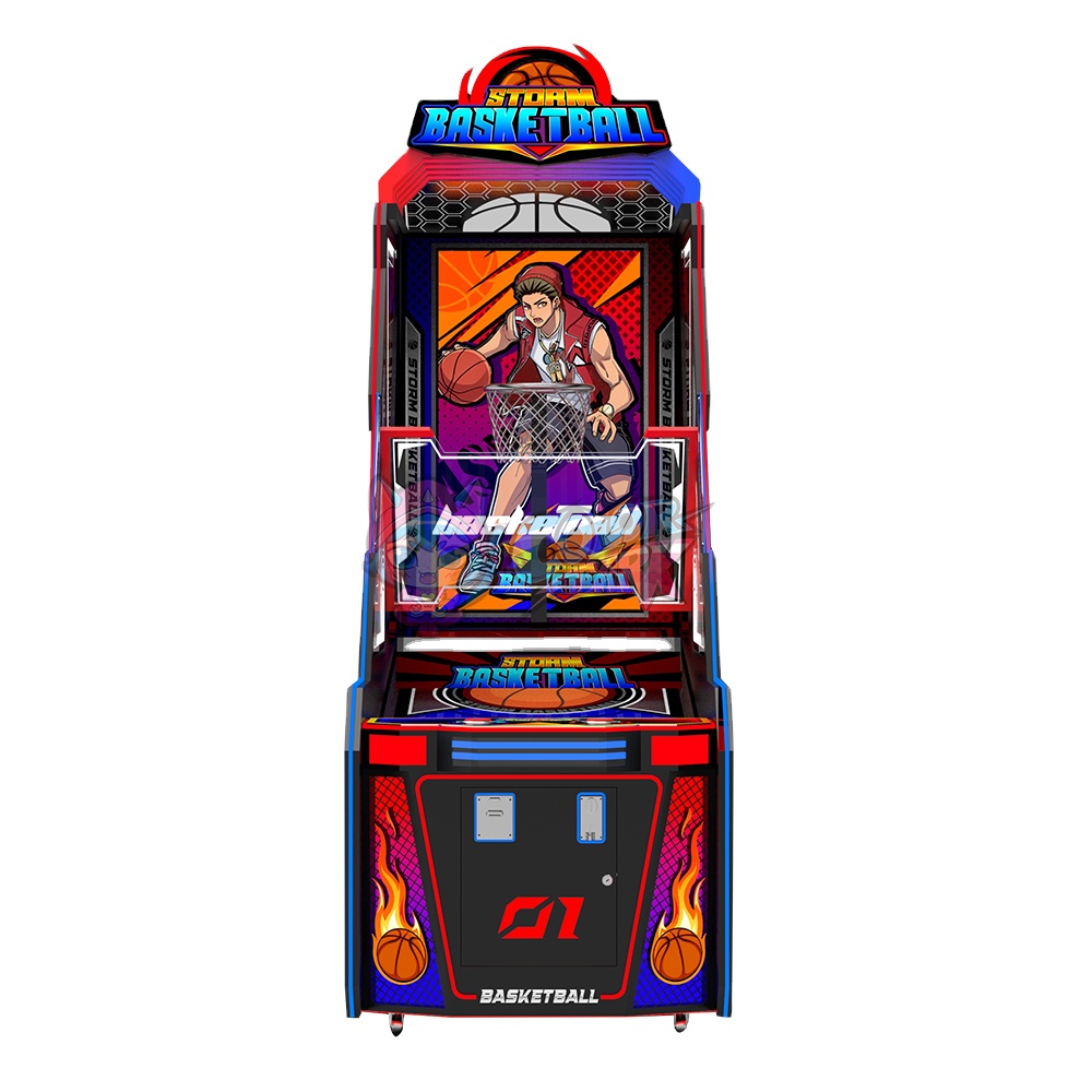 Basketball Machines, Basketball Shooting Machines, One or Two Player Games, Coin-operated Games, Sports Games