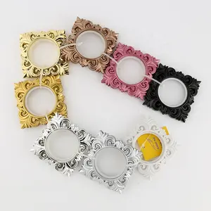 Trendy style custom design fancy rings round plastic curtain eyelet ring