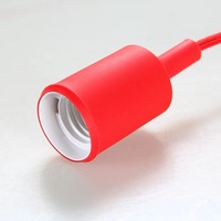 Support de lampe en silicone coloré RGB pour éclairage suspendu intérieur à longueur personnalisée