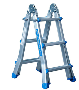 Escalera gigante de aluminio multiposición de servicio pesado Escalera plegable multiusos de diseño moderno para uso industrial y doméstico - Product Image 2