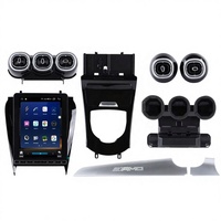 Autoradio Android 13 12,1 pouces avec Carplay pour Mercedes Benz Classe C W205 GLC X253 2016-2022 Écran GPS Lecteur multimédia stéréo