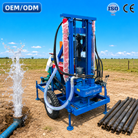 Machine de forage de puits d'eau portable de 200 m de profondeur, vente directe