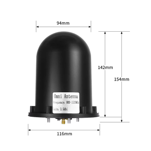Drone UAV Cobertura de antena de techo exterior 800-1520MHz Ganancia impermeable 3-5dBi SMA-Conector hembra Antena omnidireccional - Product Image 3