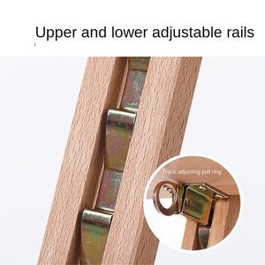 <span class=keywords><strong>Chevalet</strong></span> d'art en <span class=keywords><strong>bois</strong></span> réglable, <span class=keywords><strong>chevalet</strong></span> de peinture, support d'exposition avec fonction d'inclinaison, <span class=keywords><strong>chevalet</strong></span> d'artiste de studio réglable en hauteur, durable - Product Image 4