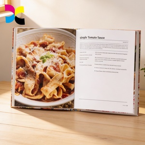 <span class=keywords><strong>Livre</strong></span> de recettes de cuisine personnalisé haut de gamme, écologique, couverture rigide, pour recettes de restaurant, dorure à chaud, fabricant, vente en gros, prix d'usine - Product Image 2