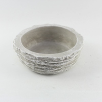Pot de fleurs créatif en ciment pour la décoration de jardin et de maison, pot unique en béton pour plantes succulentes - Prix de gros