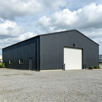 Edificio Industriale Prefabbricato in Acciaio, Officina e Magazzino, Design Personalizzato, Struttura Metallica Leggera