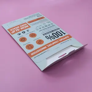 Custom Black Cardboard Support Knee Brace Packaging Gitt Box Paper Shipping Envelope Packaging Box Paper Packaging Envelopes