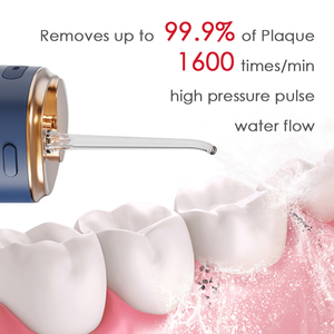 IVISMILE Juego de regalo de hilo dental de agua <span class=keywords><strong>Irrigador</strong></span> oral recargable portátil con 3 boquillas y <span class=keywords><strong>accesorios</strong></span> - Product Image 3