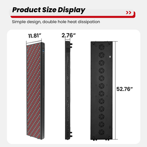 IDEATHERAPY - Panel de Terapia de Luz LED Roja para Todo el Cuerpo, Serie RTL, 5 Longitudes de Onda, Terapia de Luz LED Facial - Product Image 2