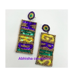 Pendientes Colgantes Hechos a Mano con Cuentas, Joyería de Cuentas de Semillas para Mujer con Elegante Diseño Bohemio, Accesorios de Moda - Product Image 5