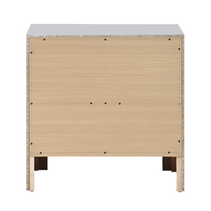 มอร์แลนด์ G002900-N โต๊ะข้างเตียงสีขาวประกาย 2 ลิ้นชัก โต๊ะข้างเตียง - Product Image 6