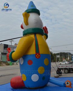 Payaso inflable de circo enorme de 20 pies de altura para publicidad al aire libre - Product Image 3