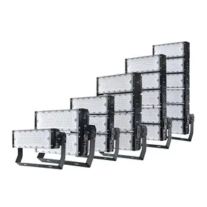 ไฟภายนอกอาคารที่ทันสมัยกันน้ำได้เสาสูง800W 500W 400W ฟลัดไลท์ <span class=keywords><strong>LED</strong></span> พร้อมเซ็นเซอร์ - Product Image 1