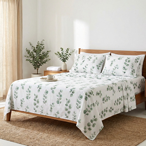 Ensemble de draps en microfibre brossée 80 g/m², design personnalisé HONI, résistant aux plis, certifié OEKO-TEX, Global Source - Product Image 2
