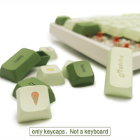 Claviers Matcha PBT 124 touches profil XDA, sublimation par transfert thermique, disposition ANSI, ensemble de claviers japonais