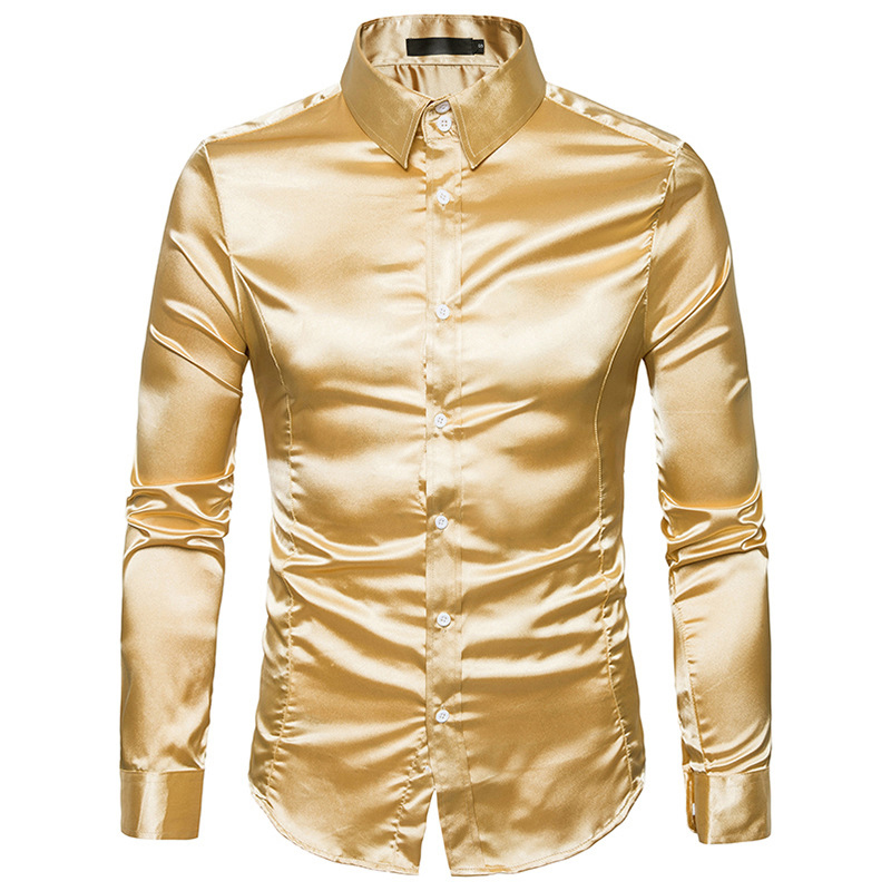 Men Plain Silk Shirt China Trade,Buy 