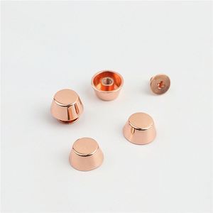 Accesorios de cuero para equipaje: Pernos de aleación de zinc, remaches de cobre, tornillos de superficie curva, patas para bolsos/bolsas de pañales - Product Image 2