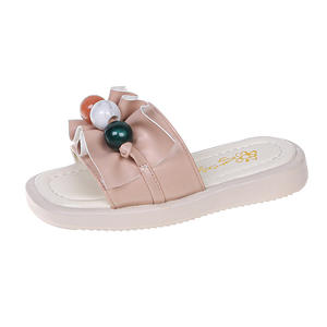 Лидер продаж, красивые дешевые детские плоские тапочки, детские тапочки, уличные тапочки для маленьких девочек - Product Image 2