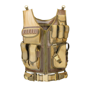 Chaleco Táctico de Camuflaje DFV02, Chaleco de Entrenamiento de Combate Transpirable Ultraligero para Exteriores, Ajustable para Adultos y Niños - Product Image 2