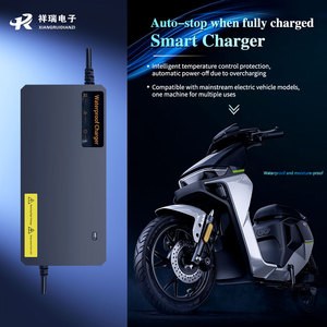 Chargeur 48V20Ah ignifuge et étanche pour trottinette, tricycle, véhicule à quatre roues pour personnes âgées, et éclairage LED - Product Image 3