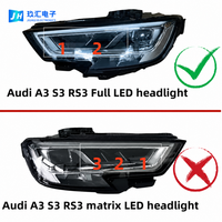 Módulo LED DRL Rojo Azul Amarillo 8V0998473A 8V0998474A para Audi A3 S3 RS3 8V 2017-2020, Luz Diurna LED para Faros Delanteros