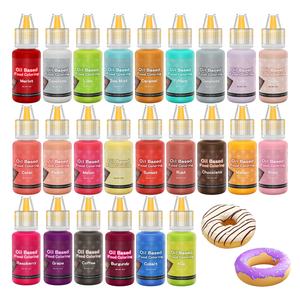 Coloranti Alimentari a Base di Olio JIUPIN Set da 24 Colori <span class=keywords><strong>per</strong></span> Pasticceria <span class=keywords><strong>Colorante</strong></span> Commestibile 6ml Durata 2 Anni <span class=keywords><strong>per</strong></span> Decorazione di Cioccolato Burro Torte - Product Image 1