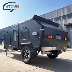 ONLYWE Remolque de viaje para acampar familiar Pequeño todoterreno <span class=keywords><strong>Caravana</strong></span> híbrida Estándares australianos Camper todoterreno Triler Camping <span class=keywords><strong>4x4</strong></span> - Product Image 4