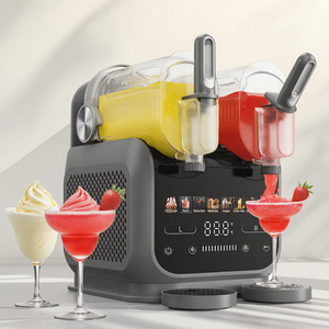 เครื่องทำน้ำแข็งปั่นอัตโนมัติ 8 in 1 ขนาด 1.8 ลิตร*2 สำหรับใช้ในบ้าน คุณภาพสูง เหมาะสำหรับทำเครื่องดื่มแช่แข็ง ไอศกรีม สำหรับโรงแรม - Product Image 1