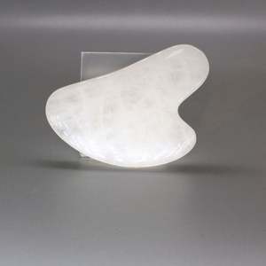 Gua Sha Outils pour le visage Pierre de jade pour les soins de la peau du visage Acupuncture du corps Soulager les tensions musculaires Réduire les poches Cadeaux de fête - Product Image 4