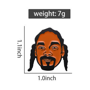 Rock Hip Hop Emaille Pins Benutzer definierte Kunst Musik Liebhaber Broschen Revers Abzeichen Punk Schmuck Geschenk für Freunde - Product Image 6