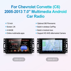 Navihua 7 Inch Android Car Radio Wireless Carplay Auto Multimedia <b>Player</b> for Chevrolet Corvette 2005 2013 Car Radio <b>DVD</b> <b>Player</b> - Product Image 2