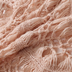 Amzn AE fb eb tiktok <span class=keywords><strong>Shein</strong></span> Nouvelle Mode Irrégulière châle Au Crochet Évider Dentelle Gland Femmes Pull Manteau - Product Image 6