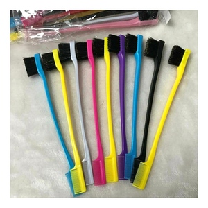 แปรงสำหรับผม3 in 1แปรงขอบสองด้านมีโลโก้หลายสี - Product Image 2