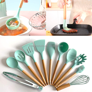 2026 utensili da cucina in Silicone resistente al calore 12 in 1 antiaderente e lavabile in lavastoviglie con scatola di supporto per uso domestico - Product Image 4