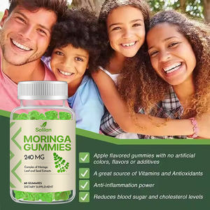 Fabricante Chino Vende al por Mayor Gomitas de Extracto de Hoja de Moringa Azucaradas Personalizadas, Suplementos de Gomitas Super Greens para Europa - Product Image 3
