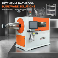 Machine de formage de fil CNC entièrement automatique, machine à plier le fil d'acier de 3 à 8 mm avec certification CE