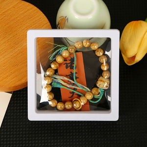 Exquisite Retro Wooden Bead Bracelets Natural Stone Letter Design Unisex Gift Fashion Jewelry - Product Image 4