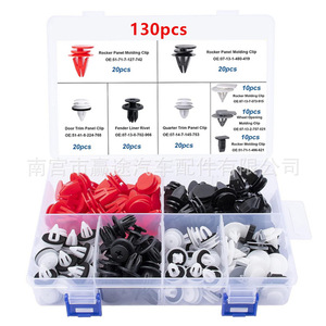 Clips de fixation pour garnitures de voiture Winning Journey, 130 pièces, attaches en plastique pour pièces intérieures BMW R50 R52 R53 R56 - Product Image 4