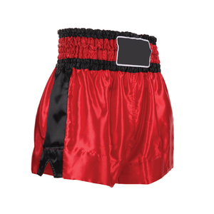 Bán Sỉ Quần Đùi Đấm Bốc Muay Thái In Logo Tùy Chỉnh Mma Chiến Đấu Đơn Giản Màu Hồng Tím Đen Đỏ Trắng Nhạt XXL Cotton Thêu Màu Xanh Dương - Product Image 1