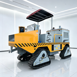 Machine à bordures auto-nivelante 1500 tr/min à entraînement électrique avec refroidissement par eau pour autoroute - Product Image 1