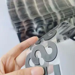 Elementi essenziali per la tua figura fai da te Design 3d Logo stampa floccata adesivo a trasferimento termico con stampa in vinile per t-shirt