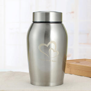 Juicepet Memorial Gifts Pet <strong>Urns</strong> Custom Pattern and Letter Laser Engraving Funeral <strong>Urn</strong> for Dogs <strong>Cat</strong> Ashes Stainless Pet <strong>Urns</strong> - Product Image 5