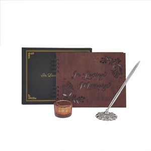 Vàng stamping Yêu Thương Bộ nhớ A5 máy tính xách tay bìa cứng da đen bìa gỗ rời lá ràng buộc PVC chủ đề may PP in bút - Product Image 3