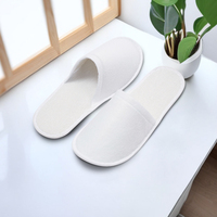 Chaussons jetables blancs en tissu pour hôtels et spas – Vente en gros
