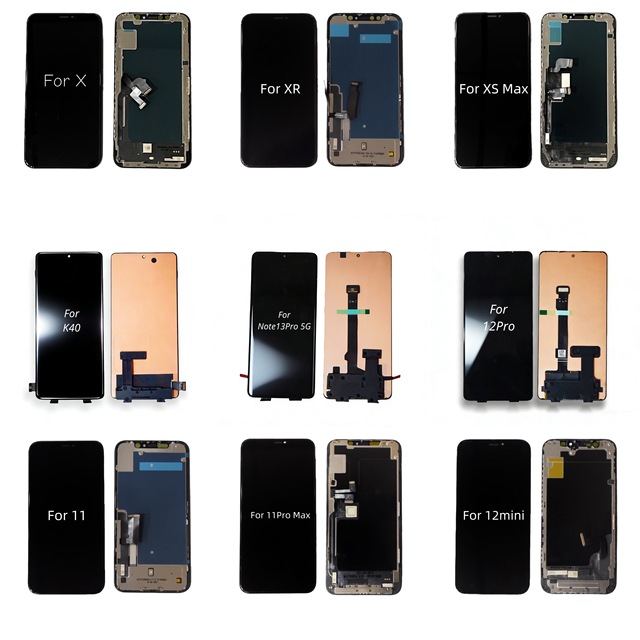 Factory Wholesale of Mobile Phone LCD Screens for IPhone, Samsung, Google, Redmi and Other Brands & Models OLED/In-cell