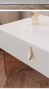 Creative Personality Zinc Alloy Loquat Leaf Wardrobe <strong>Door</strong> Handle Luxury Golden and Black Solid Drawer Cabinet Handle - Product Image 5