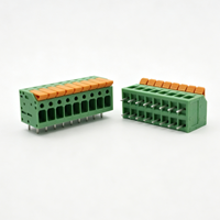Connecteur de bornier PCB à ressort de type levier à branchement rapide sans vis ni outil AOSI DG2404V PLH5 20A 300V PA66