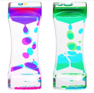 مؤقت زيت سائل جديد مؤقت حركة سائل حسي مؤقت فقاقيع ألعاب بألوان عائمة - Product Image 1